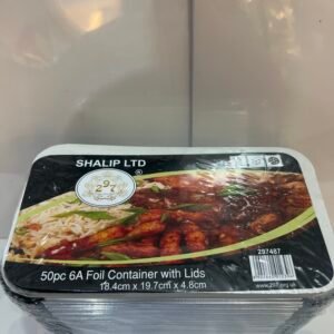 6A Foil Container with Lids